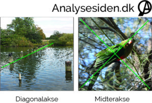 Diagonal- og midterakse